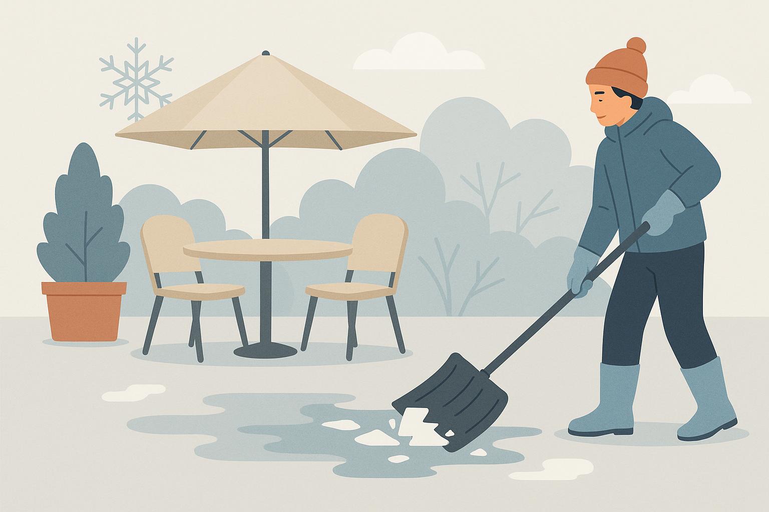 Read more about the article Winter-Proofing Your Patio: Keep It Safe in Frost and Ice