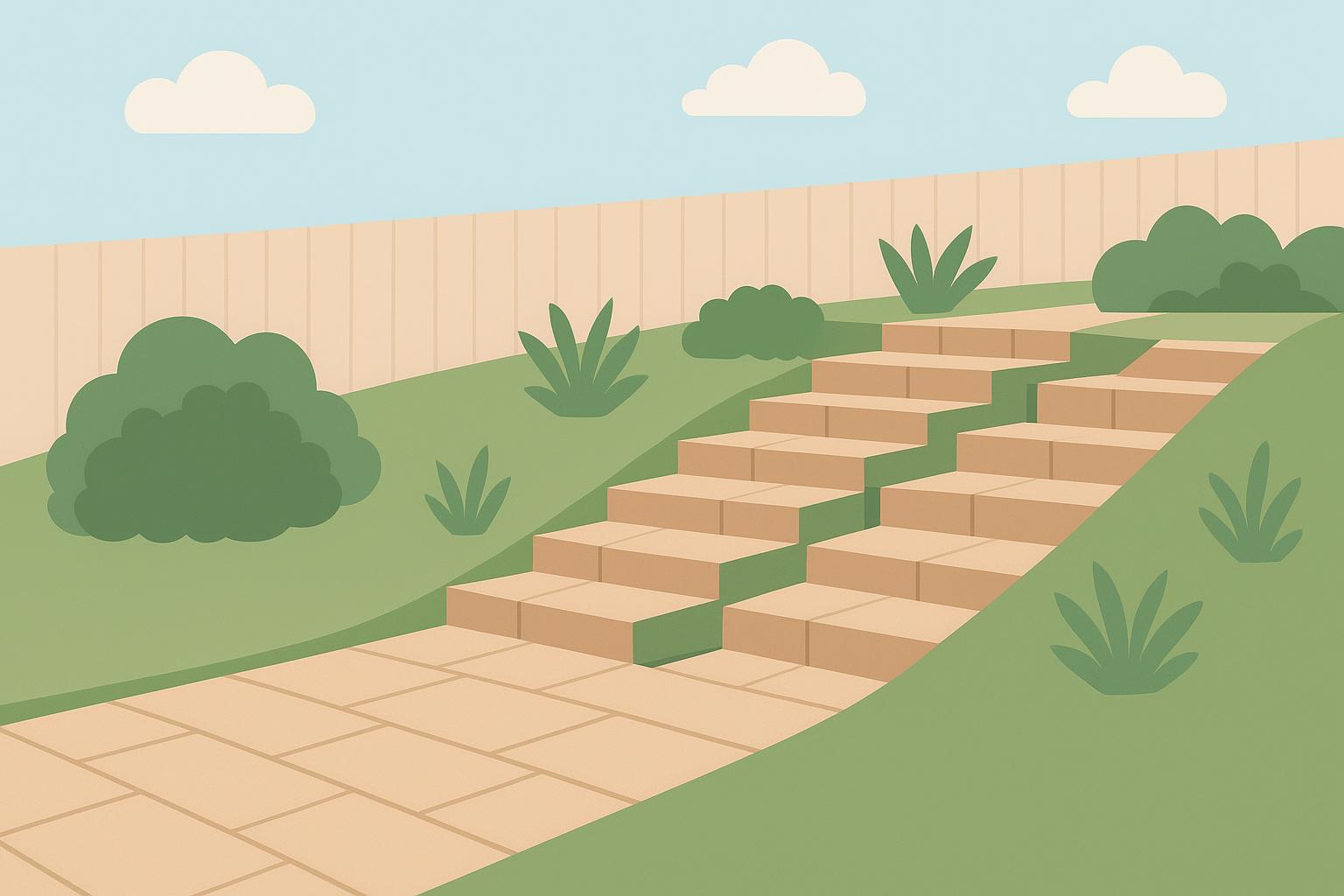 Read more about the article Are Pavers Suitable for Sloped Gardens in Brentwood?