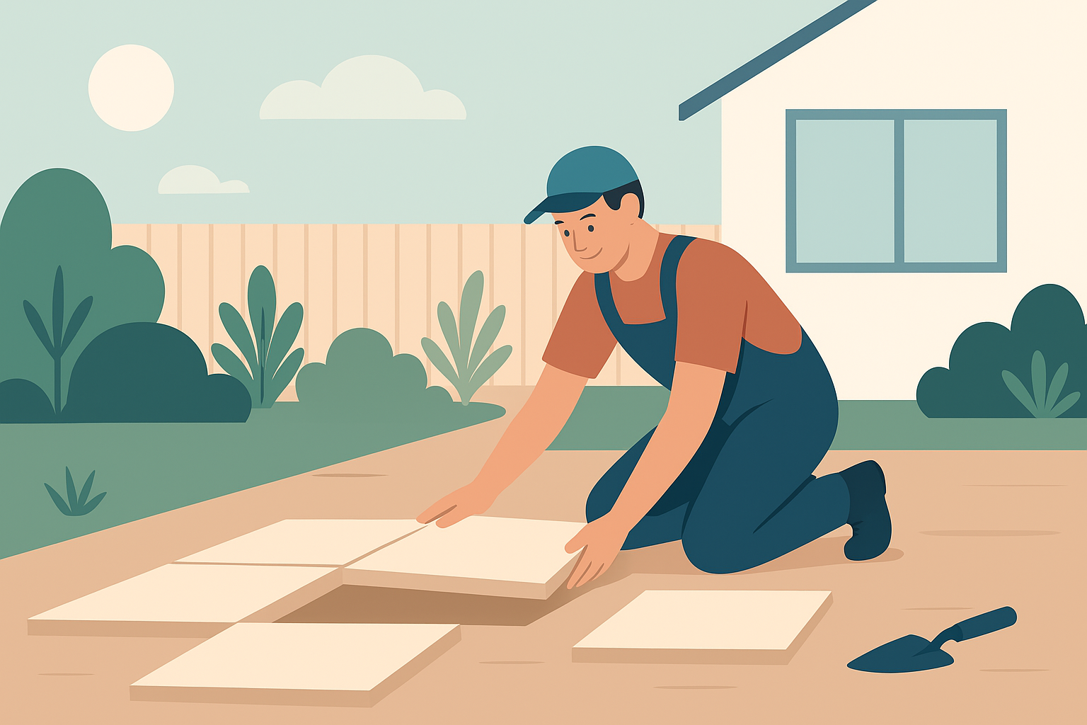 Read more about the article Porcelain vs Natural Stone Patios: What’s Best